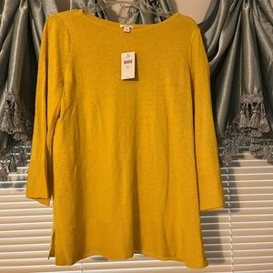 J. Jill Daisy size Medium Lightweight Loose-Fitting Sweater NWT